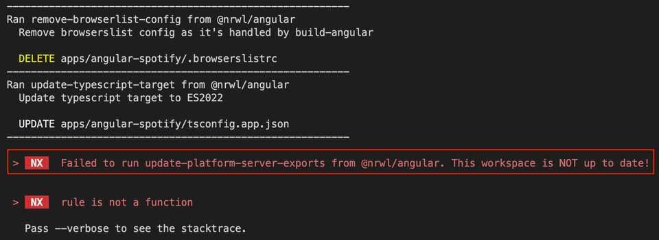 Migrate from Angular 12 to 15 in Nx