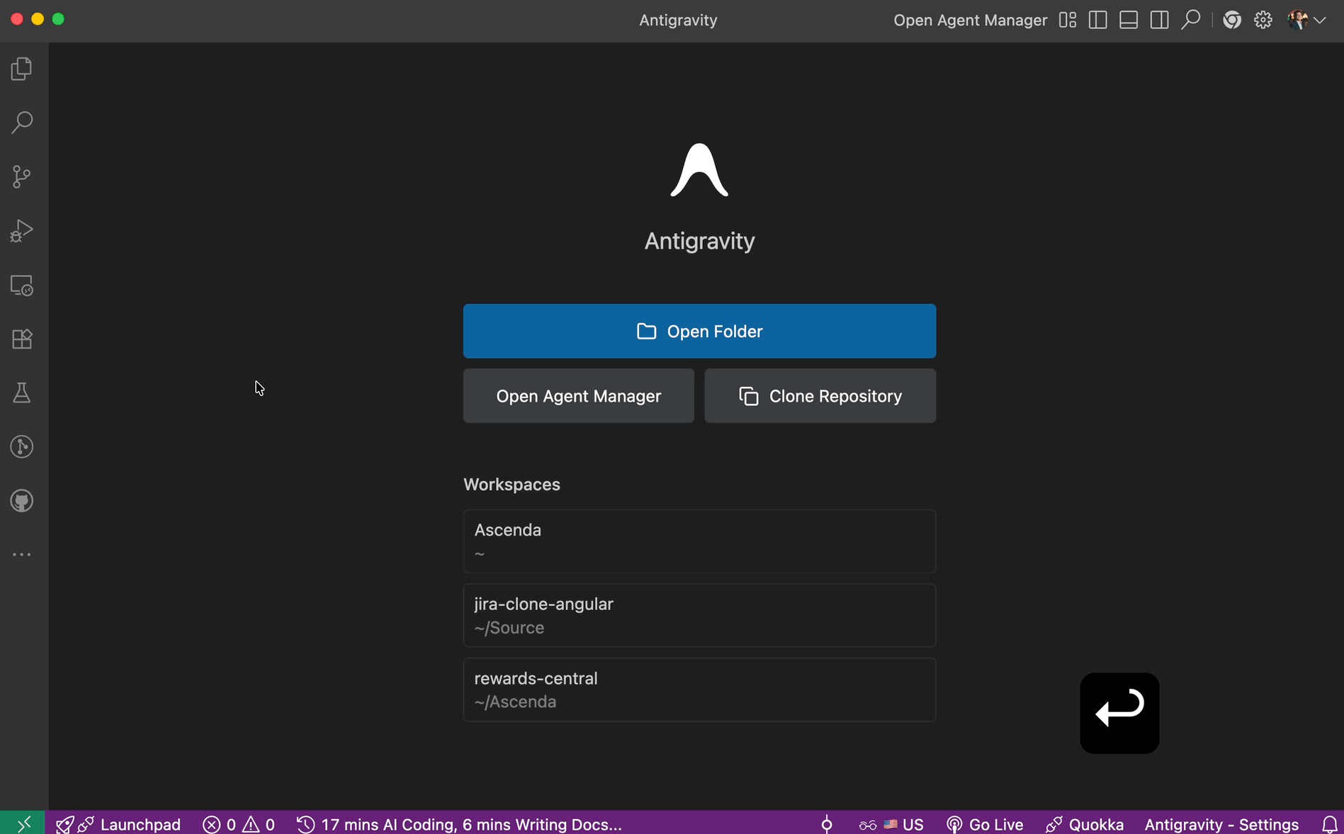 Open and close terminal tabs