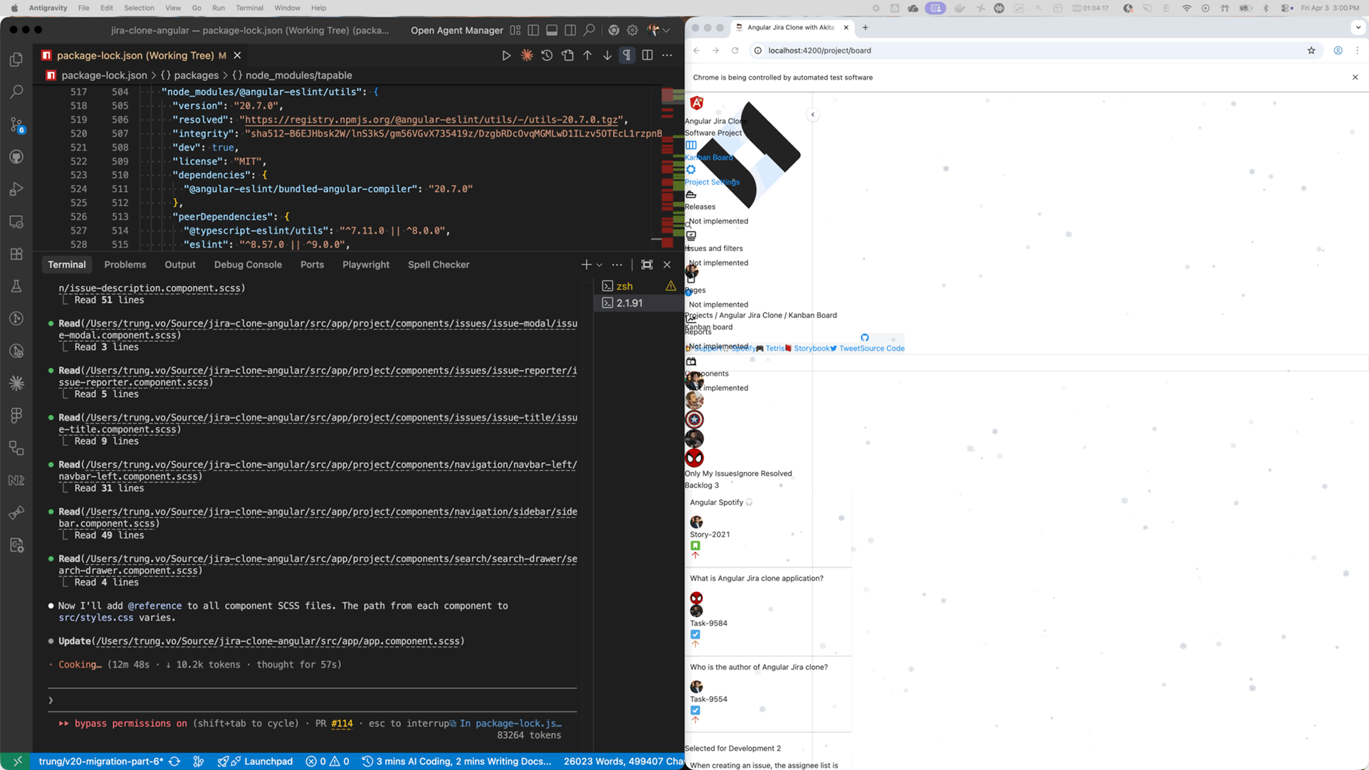Fixing Tailwind issue and downgrading to v3