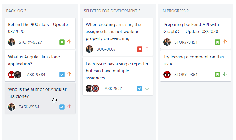 Angular Jira Clone Part 05 - Build an interactive drag and drop board
