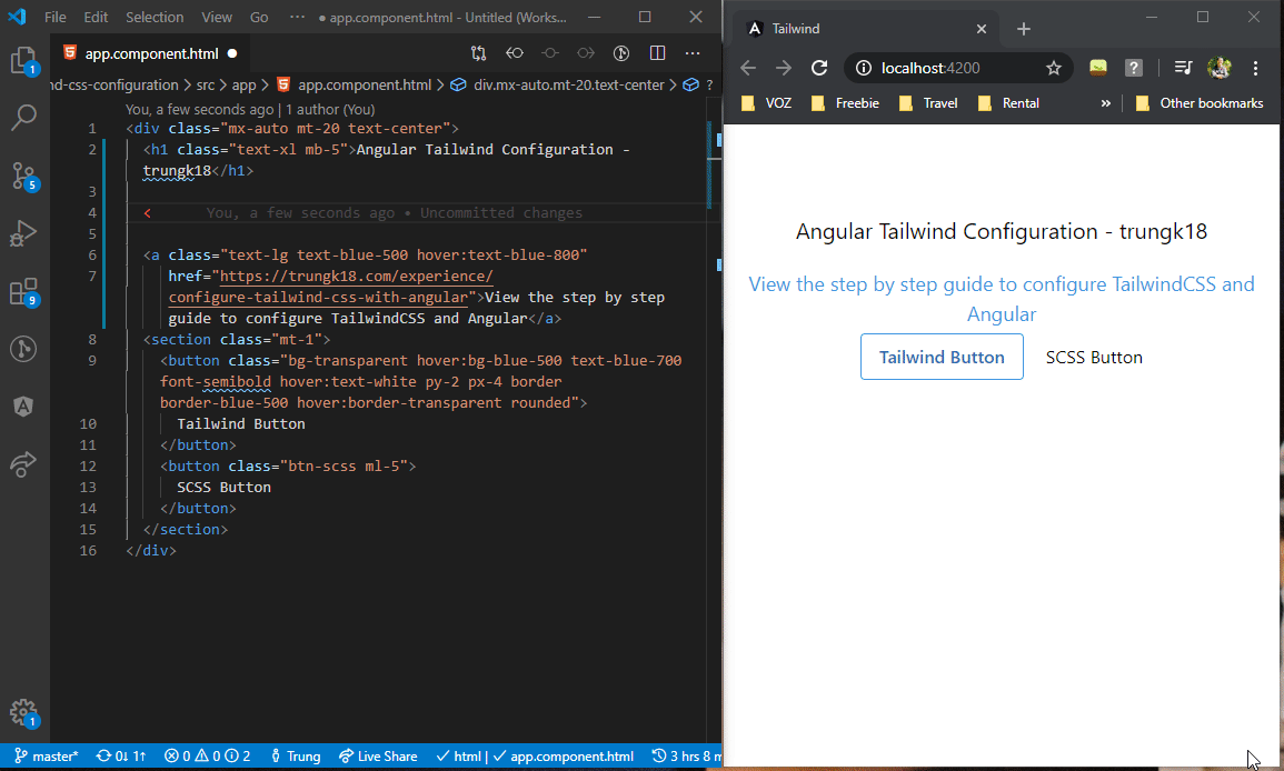 How to configure TailwindCSS with Angular