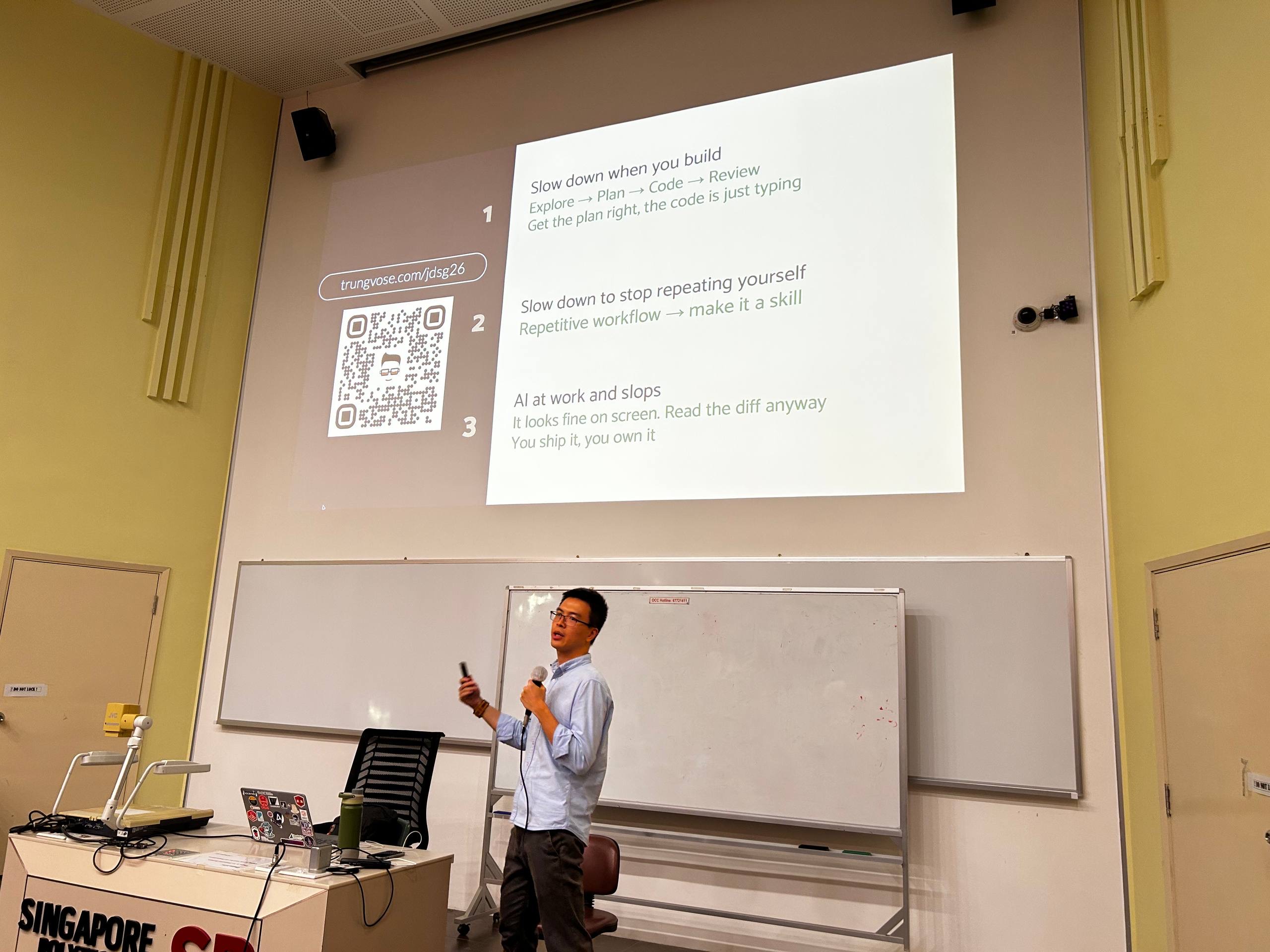 Slowing Down to Speed Up with AI
