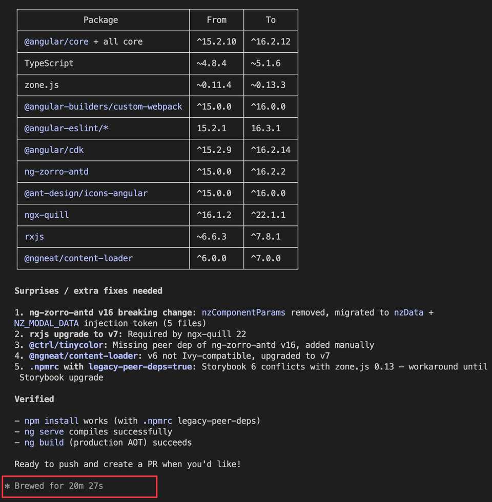 Claude one shot implementation