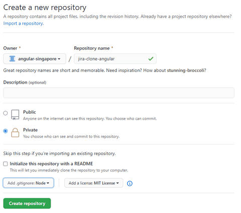 Angular Jira Clone Part 01 - Create a new repository and set up a new ...