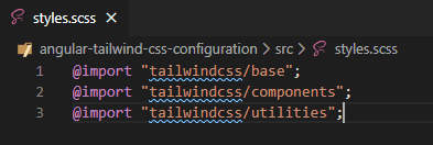 How to configure TailwindCSS with Angular