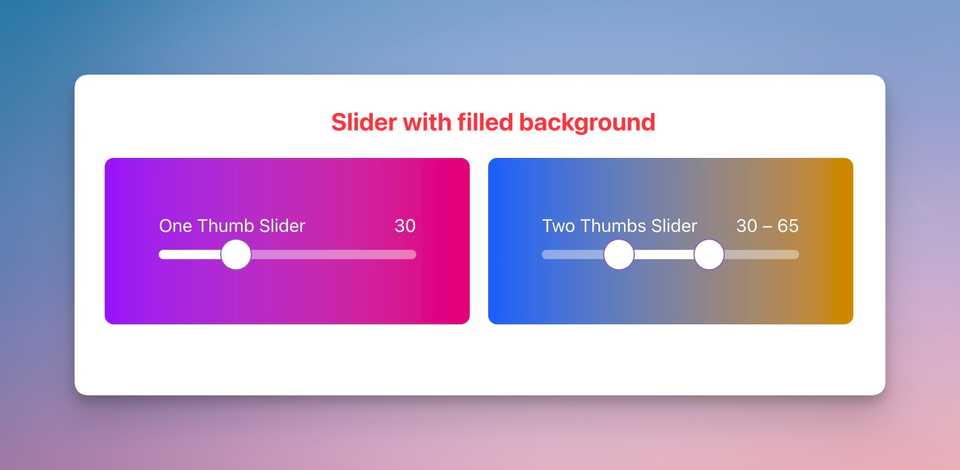 Custom Slider