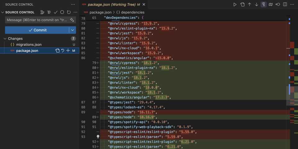 Migrate from Angular 15 to 17 in Nx