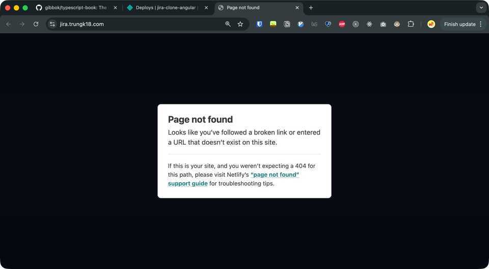 Netlify deploy error