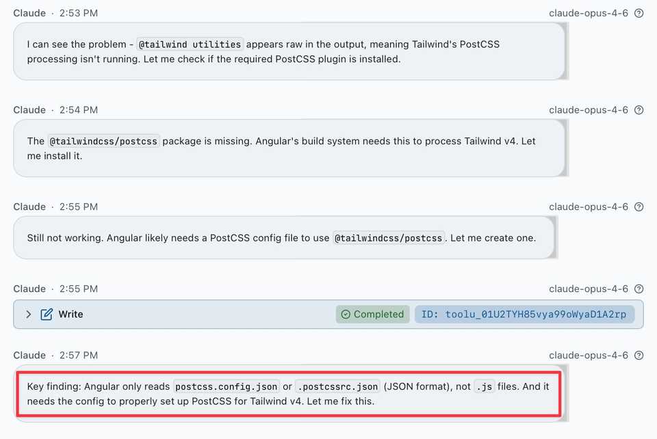 PostCSS config for Angular